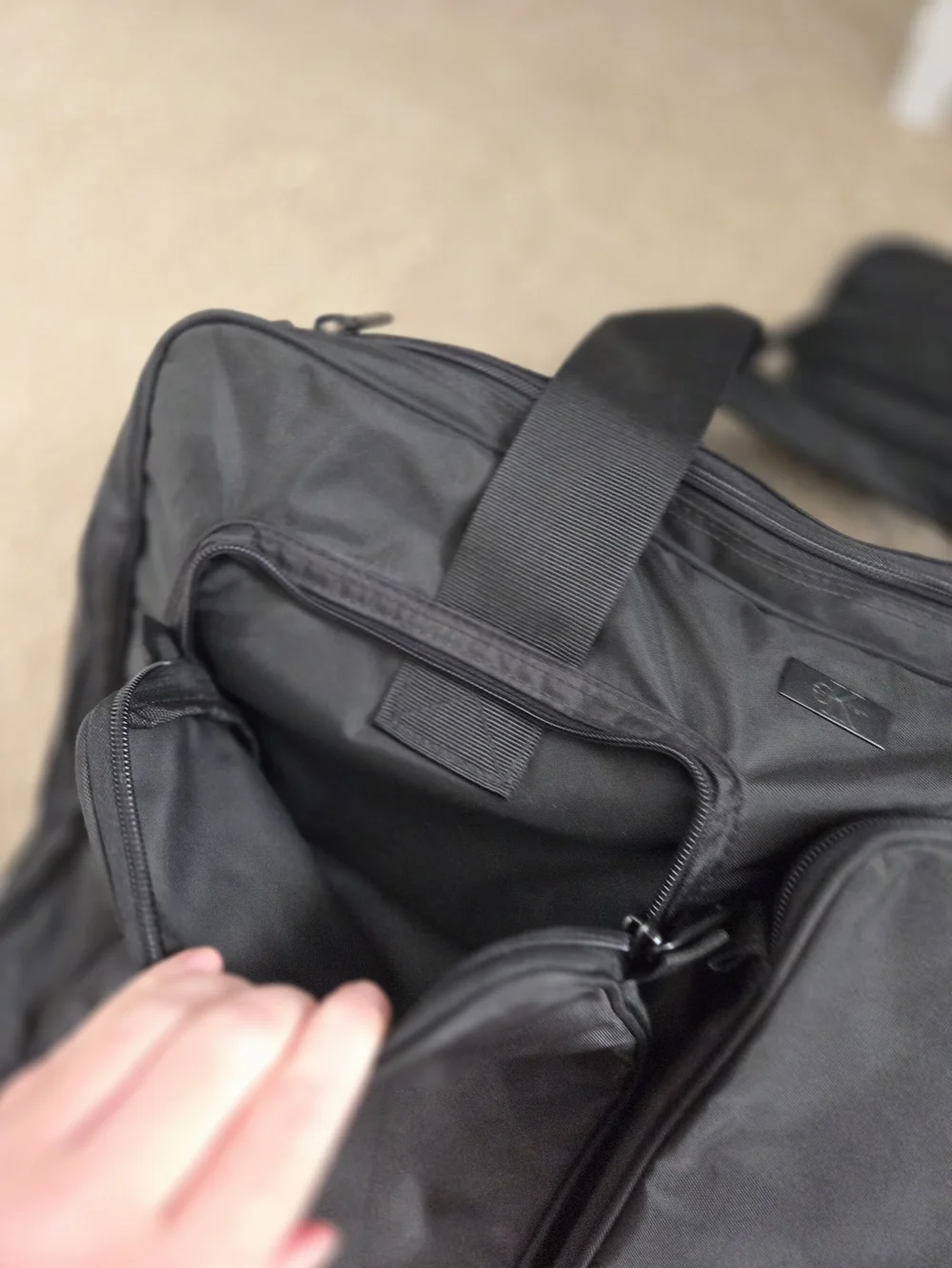 Calvin Klein Black Men's Travel Briefcase Bag -